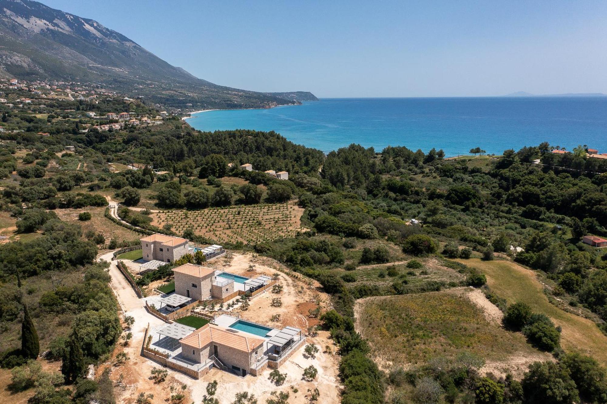 Kefalonia Stone Villas - Villa Petros Kefalonica Trapezaki  Exterior photo